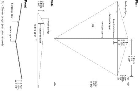 DIY Printable Kite Blueprint